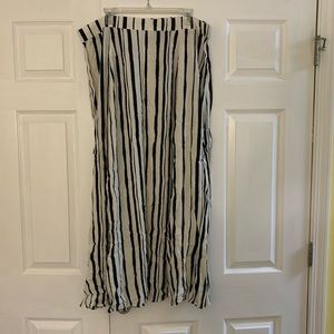 Eloquii Striped Maxi Skirt